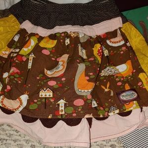 Persnickety apron skirt size 5